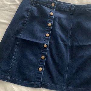 Forever 21 button up skirt